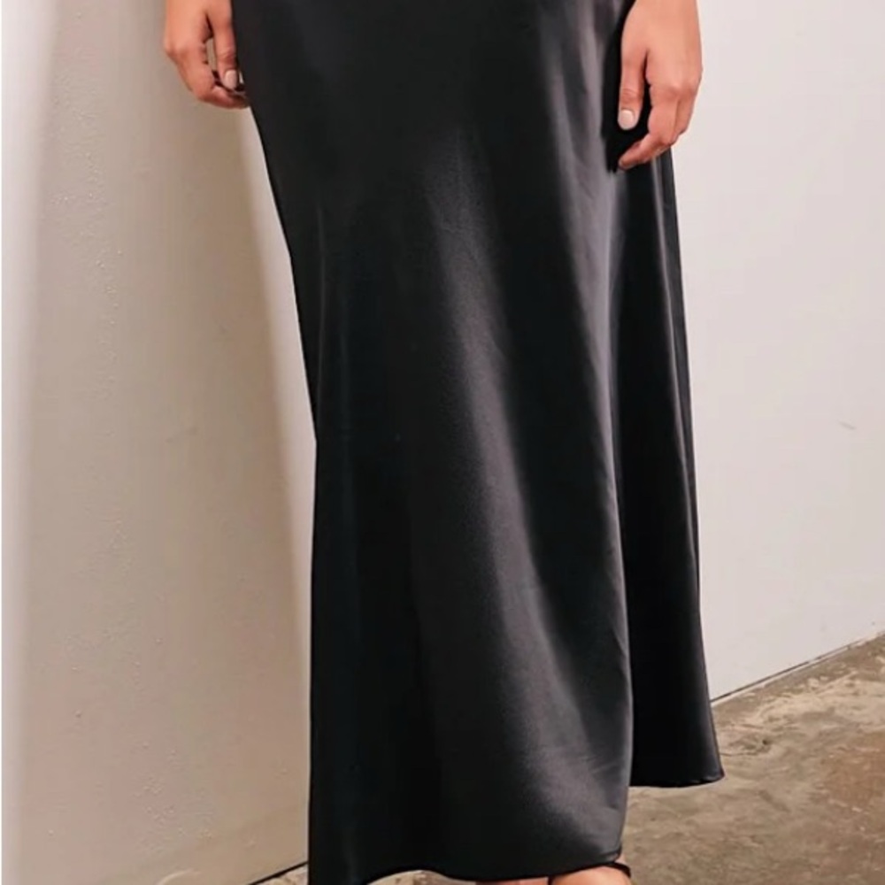 Black Slip Skirt